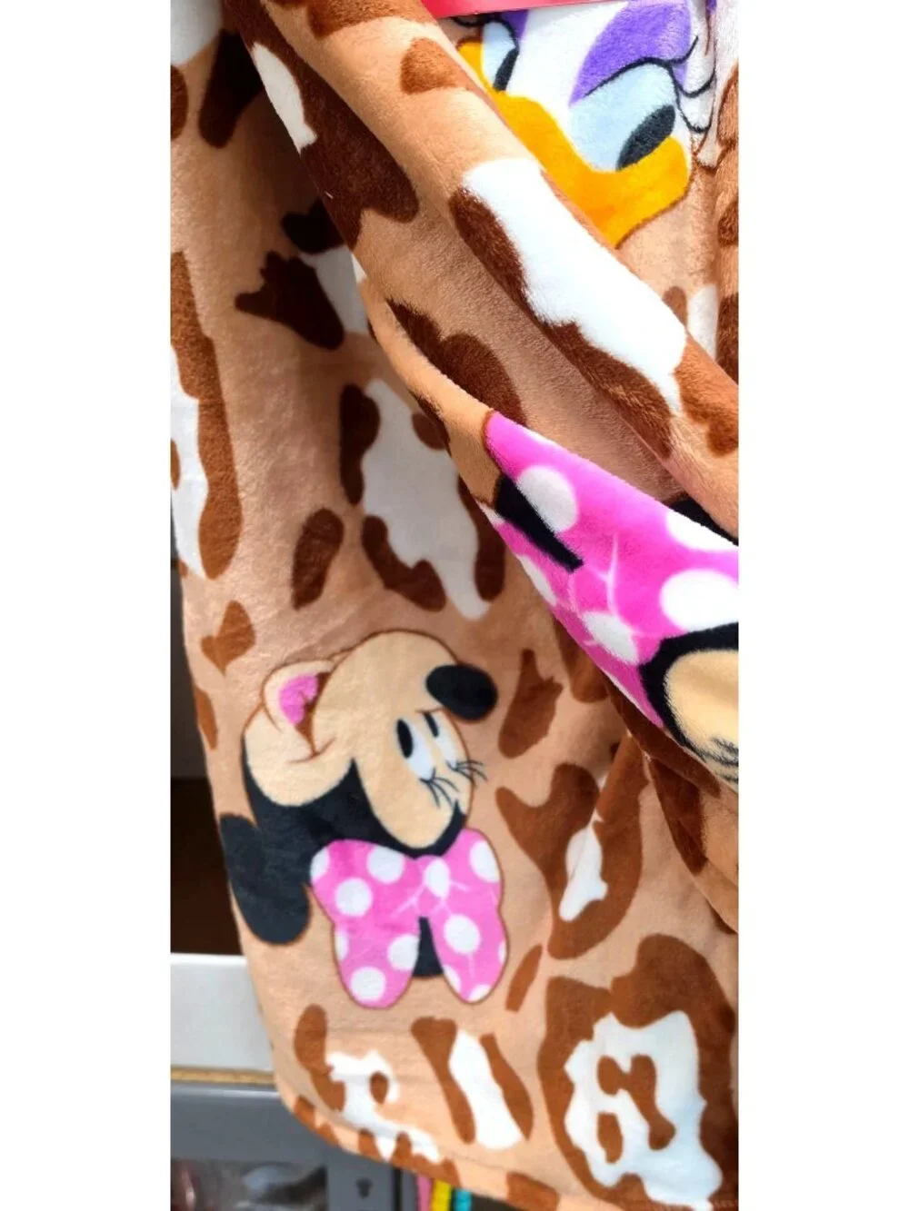 Minnie Mouse Hallowen Plush Throw Blanket